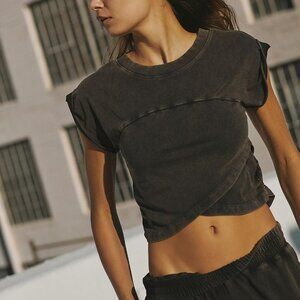 Free People Movement Cropped Muscle Tee